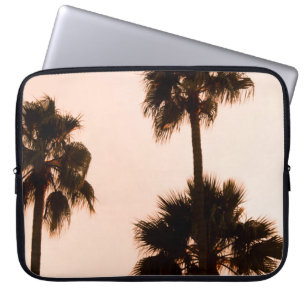 LOW-ANGLE PHOTOGRAPHY PALM PLANTS LAPTOP SLEEVE