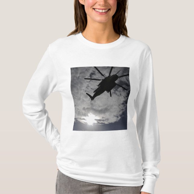 Low angle view of a CH-53E T-Shirt (Front)