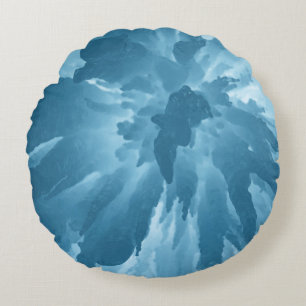 Low angle view of stalactites round cushion