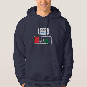 Low Battery – 20% Imaan Remaining Customizable Hoodie