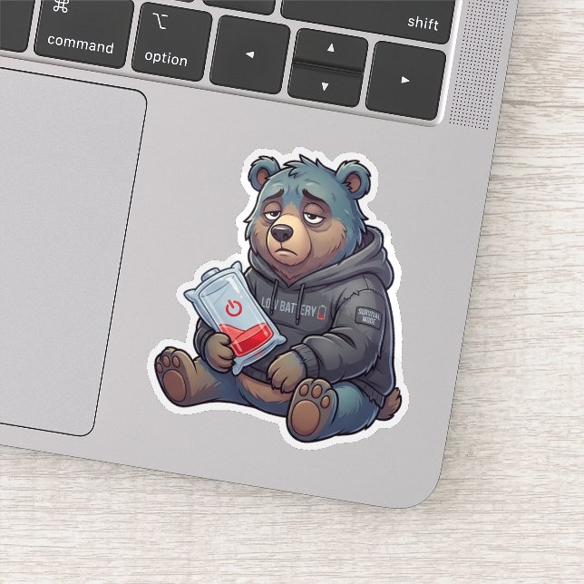 Low Battery Bear (Detail)