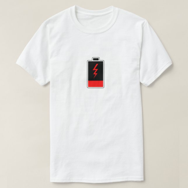 Low Battery T-Shirt (Design Front)
