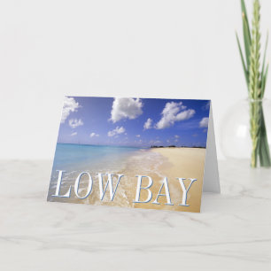 Low Bay Beach, Barbuda, Antigua Happy Birthday Card