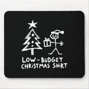 Low-budget Fun Christmas Elf Xmas Matching Christm Mouse Pad