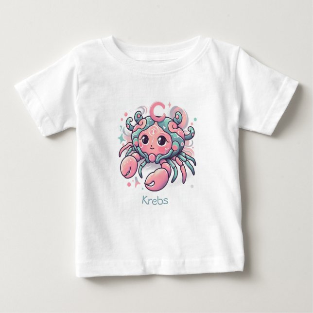 Low Cancer Marine Life Design Baby T-Shirt (Front)