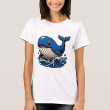 Low cartoon whale design