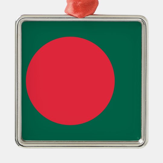 Low Cost! Bangladesh Flag Metal Ornament