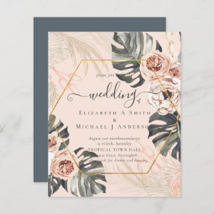 Low Cost Budget PAMPAS GRASS TROPICAL Wedding