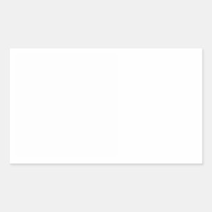 Low Cost Customisable Plain Stickers (Rectangular)