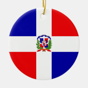 Low Cost! Dominican Republic Ceramic Ornament
