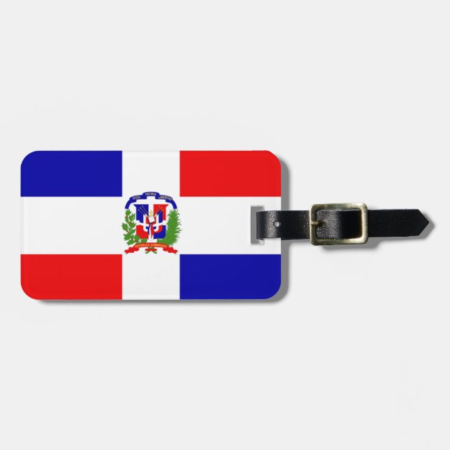 Low Cost! Dominican Republic Luggage Tag (Front Horizontal)