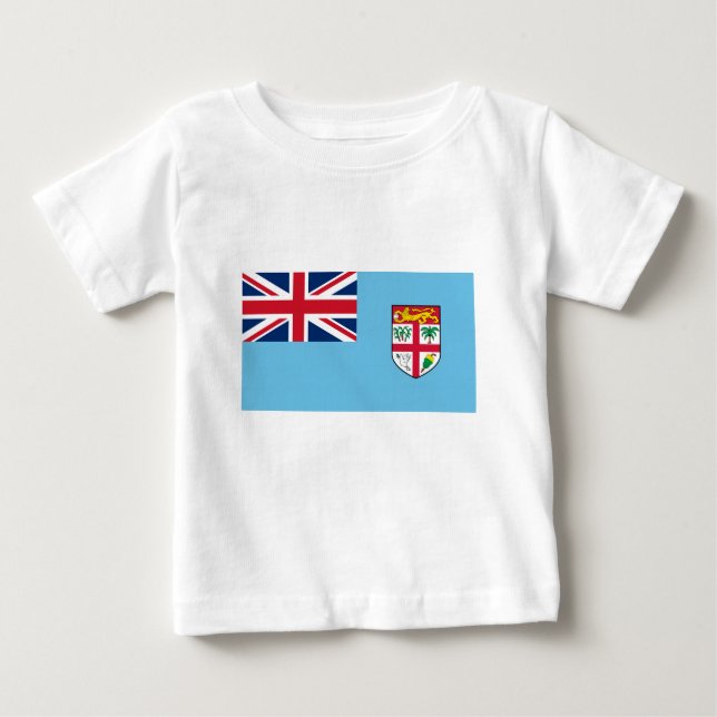 Low Cost! Fiji Flag Baby T-Shirt (Front)