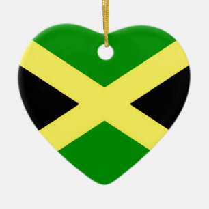 Low Cost! Jamaica Flag Ceramic Tree Decoration