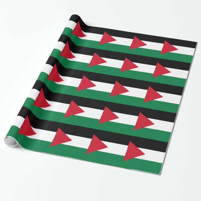 Low Cost! Jordan Flag Wrapping Paper (Unrolled)