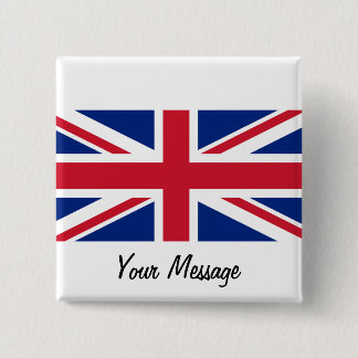 Low Cost Union Jack Flag Badge Name Tag
