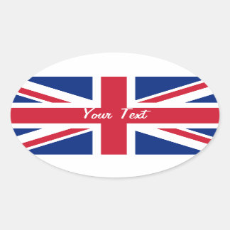 Low Cost Union Jack Flag Name Gift Tag Bookplate