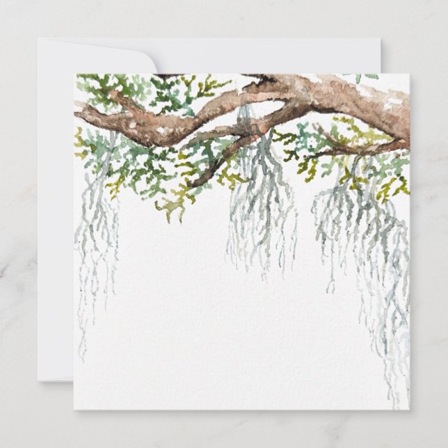 Low country watercolor invitation (Front)