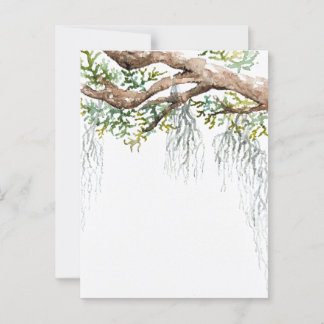 Low country watercolor invitation postcard