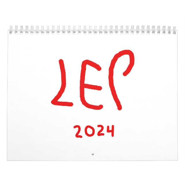 Low Effort Punks Calendar 2024 (Cover)