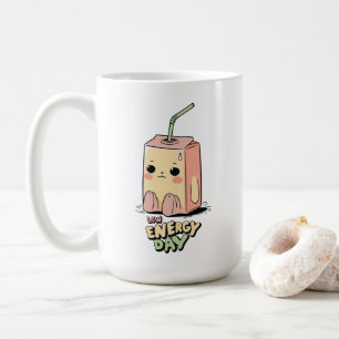 Low Energy Day – Soft Tired Quiet Burnout  Coffee Mug