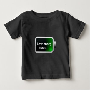 Low Energy Mode Battery Icon Digital Graphic Baby T-Shirt