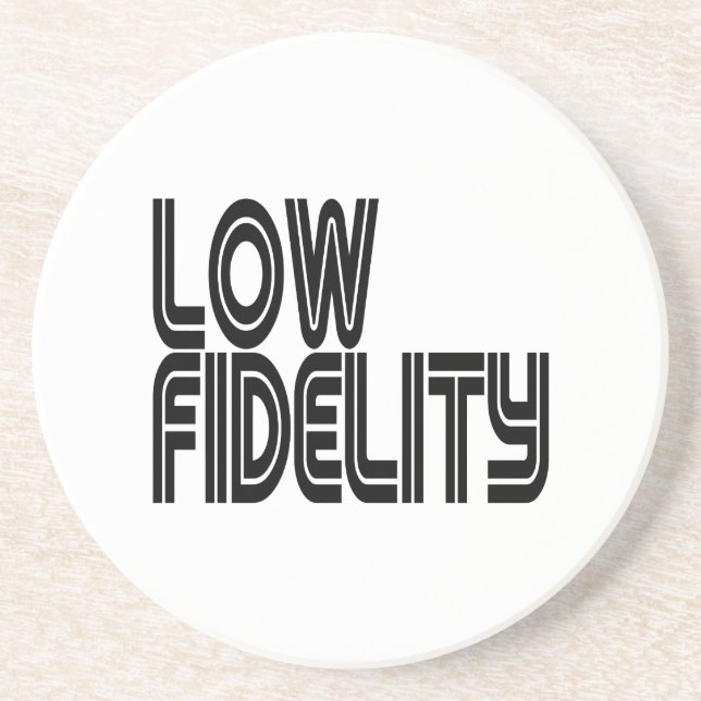 Low Fidelity Coaster (Front)