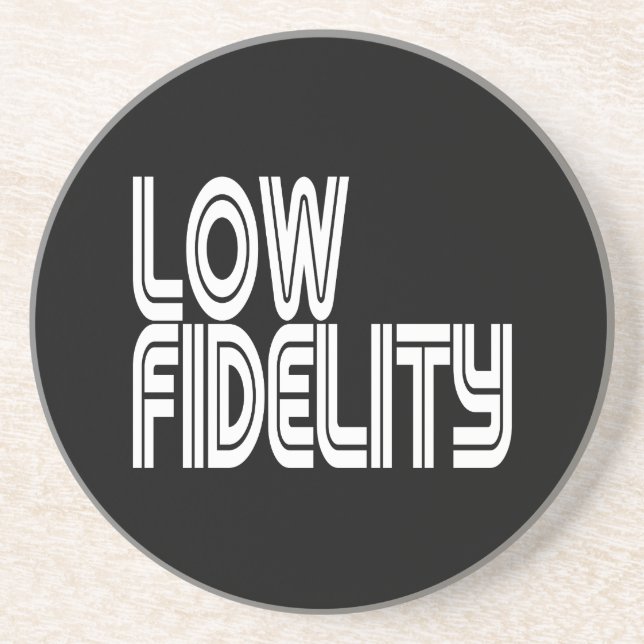 Low Fidelity Coaster (Front)