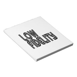 Low Fidelity Notepad