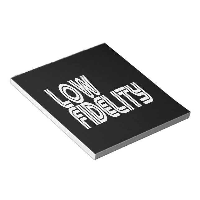 Low Fidelity Notepad (Angled)