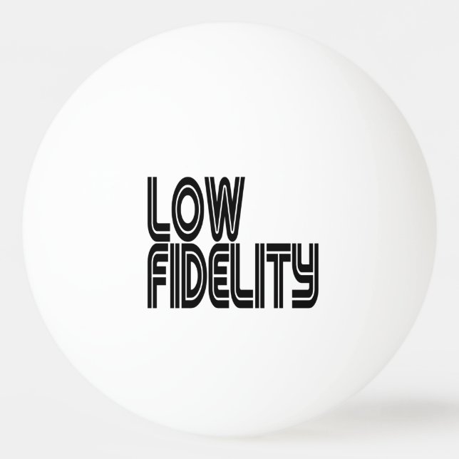 Low Fidelity Ping Pong Ball (Front)