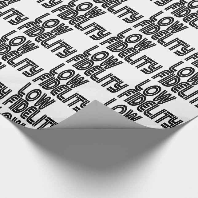 Low Fidelity Wrapping Paper (Corner)