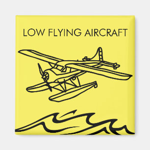 Low Flying Aircraft   Funny Alaska Cruise Door Magnet