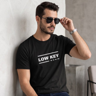 Low Key Typography Men's Graphic Tee | Urban