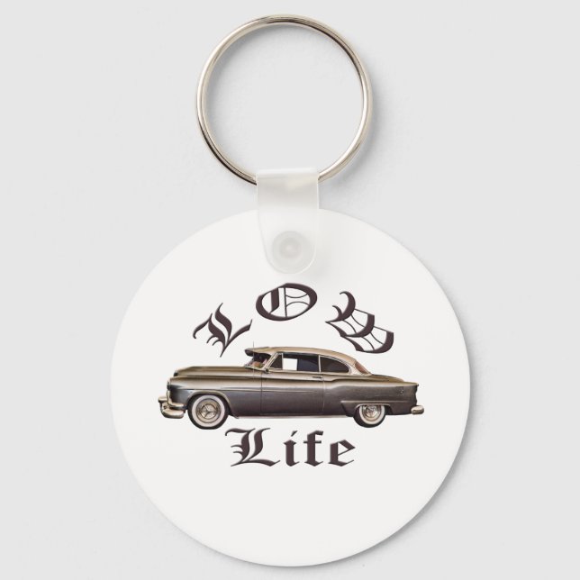 Low Life Oldsmobile Lowrider Key Ring (Front)