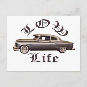 Low Life Oldsmobile Lowrider Postcard