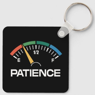 Low patience fuel gauge metre key ring