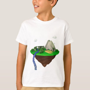 low poly 3d render polygon T-Shirt