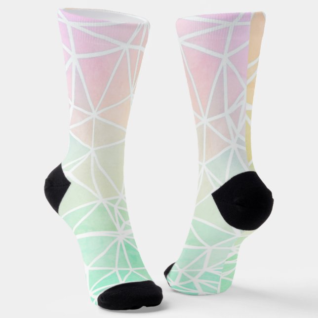 Low Poly Ombre  Socks (Angled)