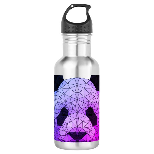 Low Poly Panda 710 Ml Water Bottle (Front)