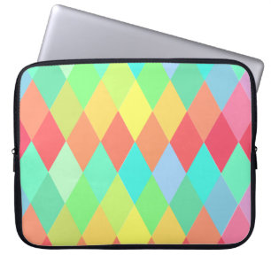 Low poly triangles laptop sleeve