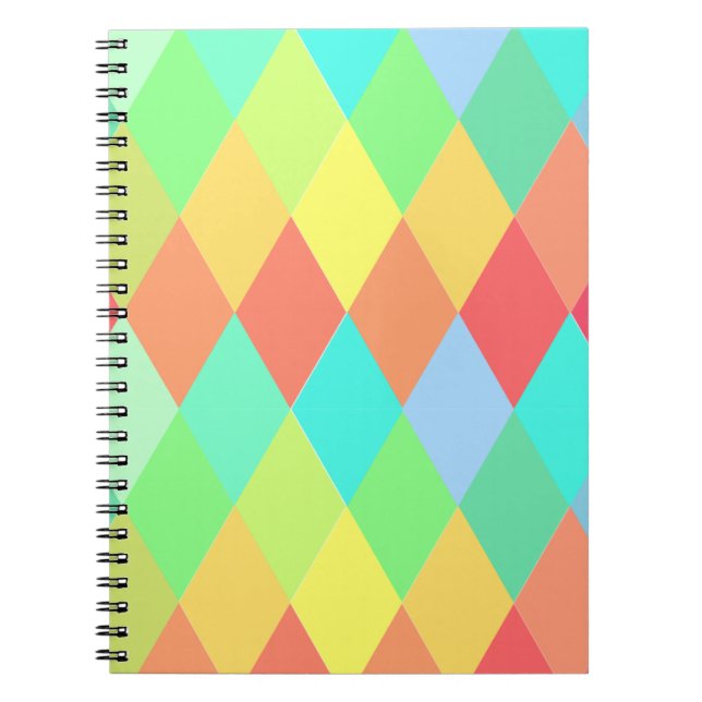 Low poly triangles notebook (Front)