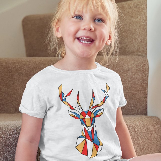 Low Polygon Deer Cartoon T-Shirt (Creator Uploaded)