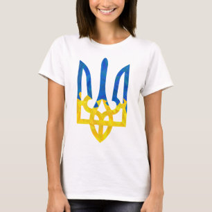 Low polygonal Ukrainian trident T-Shirt