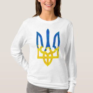 Low polygonal Ukrainian trident T-Shirt