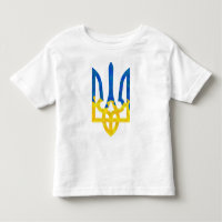 Low polygonal Ukrainian trident