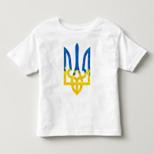 Low polygonal Ukrainian trident Toddler T-Shirt