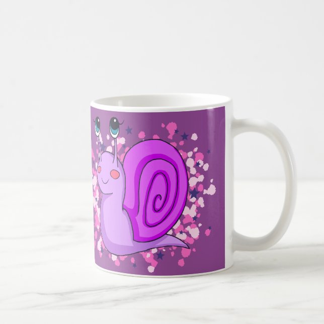 Low purple coffee mug (Right)