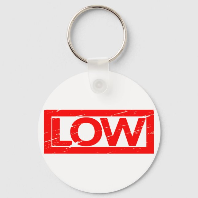 Low Stamp Key Ring (Front)