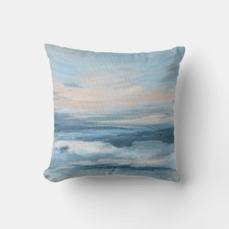 Low Tide - Abstract Seascape Painting Cushion