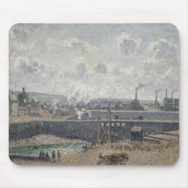 Low Tide at Duquesne Docks, Dieppe, 1902 Mouse Pad (Front)